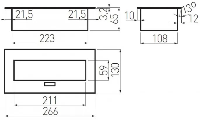 PRIZA PENTRU BIROU 3 IESIRI AE-PB03GS-53