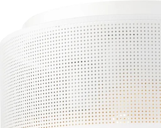 Plafonier SIRJA PLISADO 3xE27/15W/230V Ø 35 cm alb/auriu