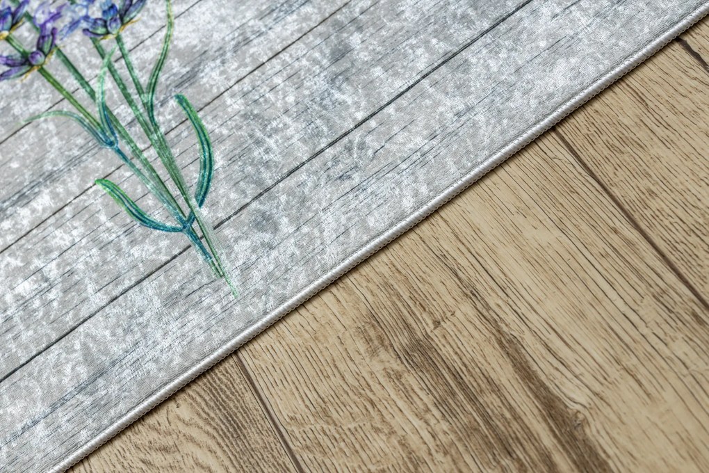 ANDRE 2716 covor lavabil Lavandă anti-alunecare - gri / violet