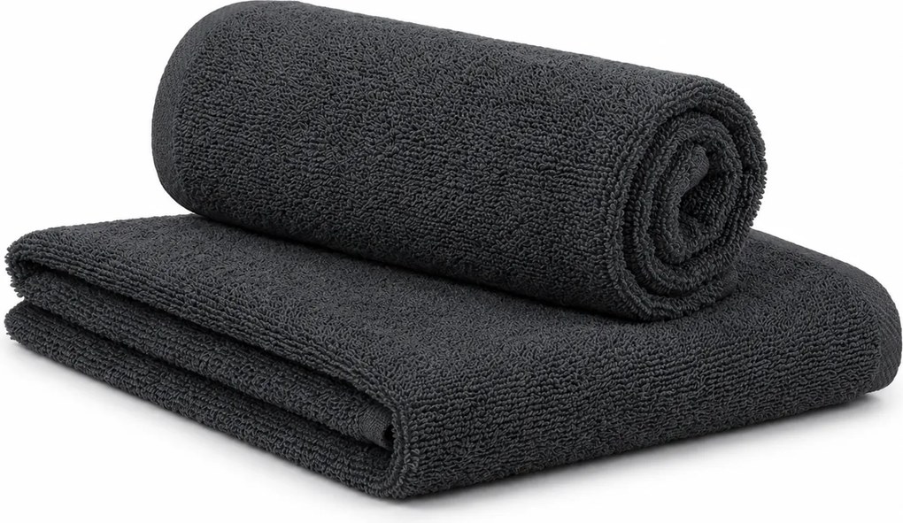 Prosop copii Bella gri inchis 30x50 cm, 100% bumbac