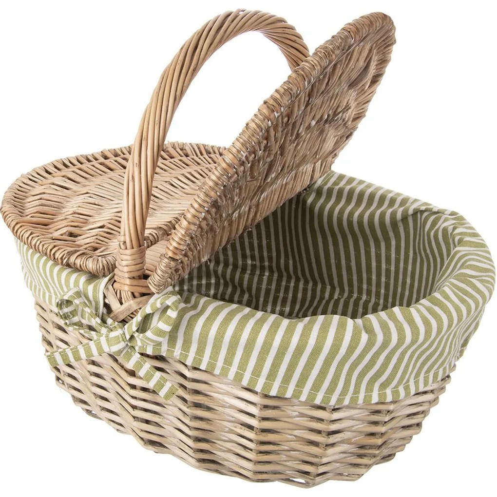 Orion Coș de picnic din răchită cu capac