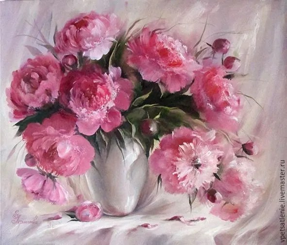 PICTURA IN ULEI Belu Tatiana - FLORAL - BT-29 50 X 40 cm