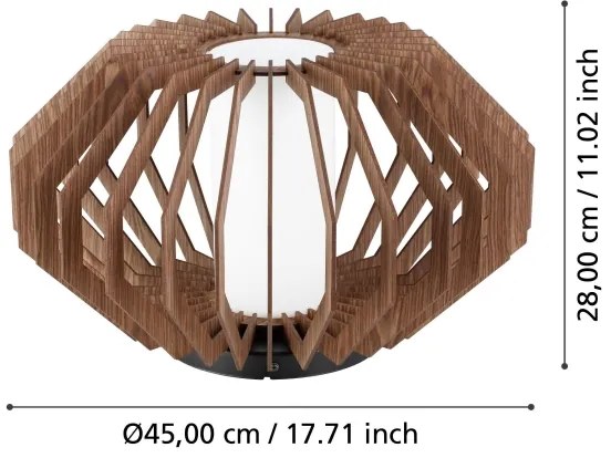 Plafonieră RUSTICARIA 1xE27/40W/230V Eglo 900385