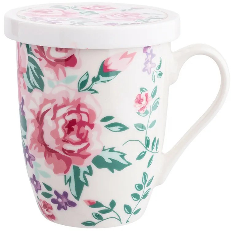 Cană din porțelan Altom Charlotta, cu capac 300 ml
