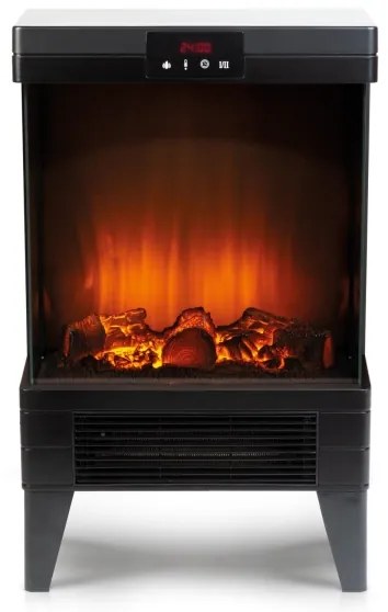 Șemineu electric LED cu încălzire, 2000 W, 230 V + telecomandă