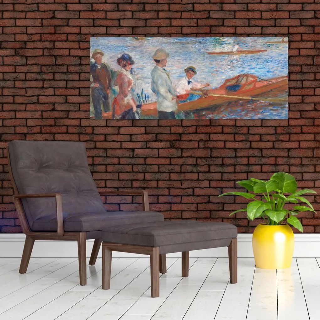 Tablou - Auguste Renoir, Oarsmen at Chatou, reproducere (120x50 cm)