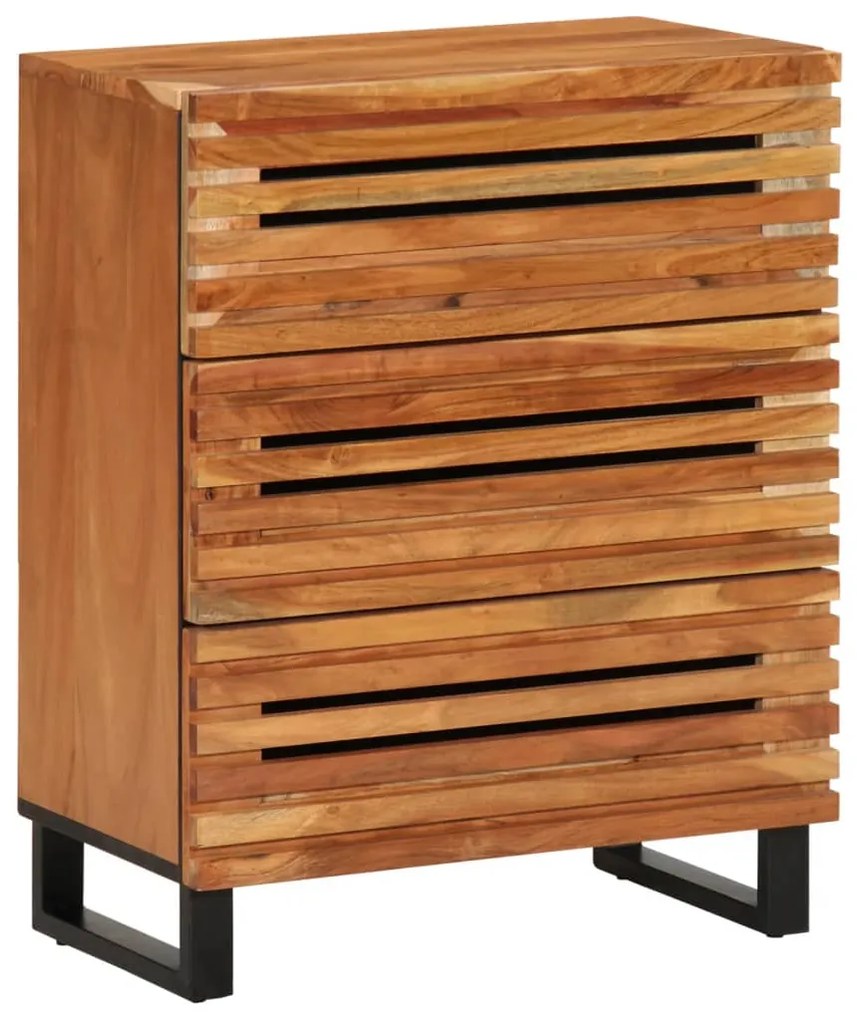 vidaXL Dulap, 60x34x75 cm, lemn masiv de acacia
