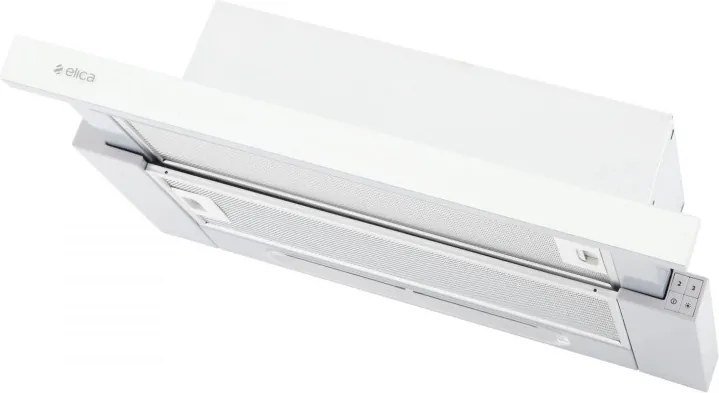 Hota de bucătărie încastrabilă Elica Elite 14 Lux GRVTWH 60, 121 W, 60 cm, Clasa D, 304 m³/h, iluminare LED, Gri/Alb