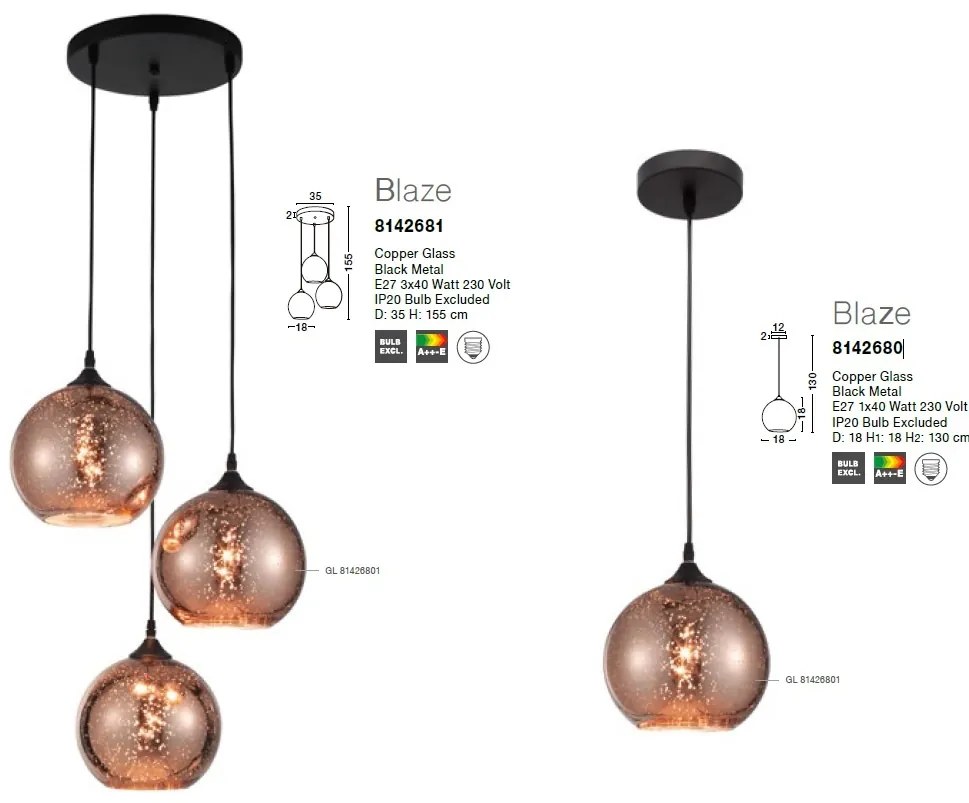 Pendul modern design decorativ Blaze NVL-8142680