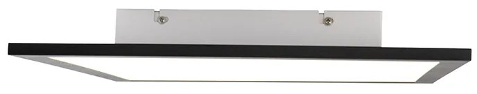 Plafoniera moderna neagra incluzând LED 40 cm - Liv