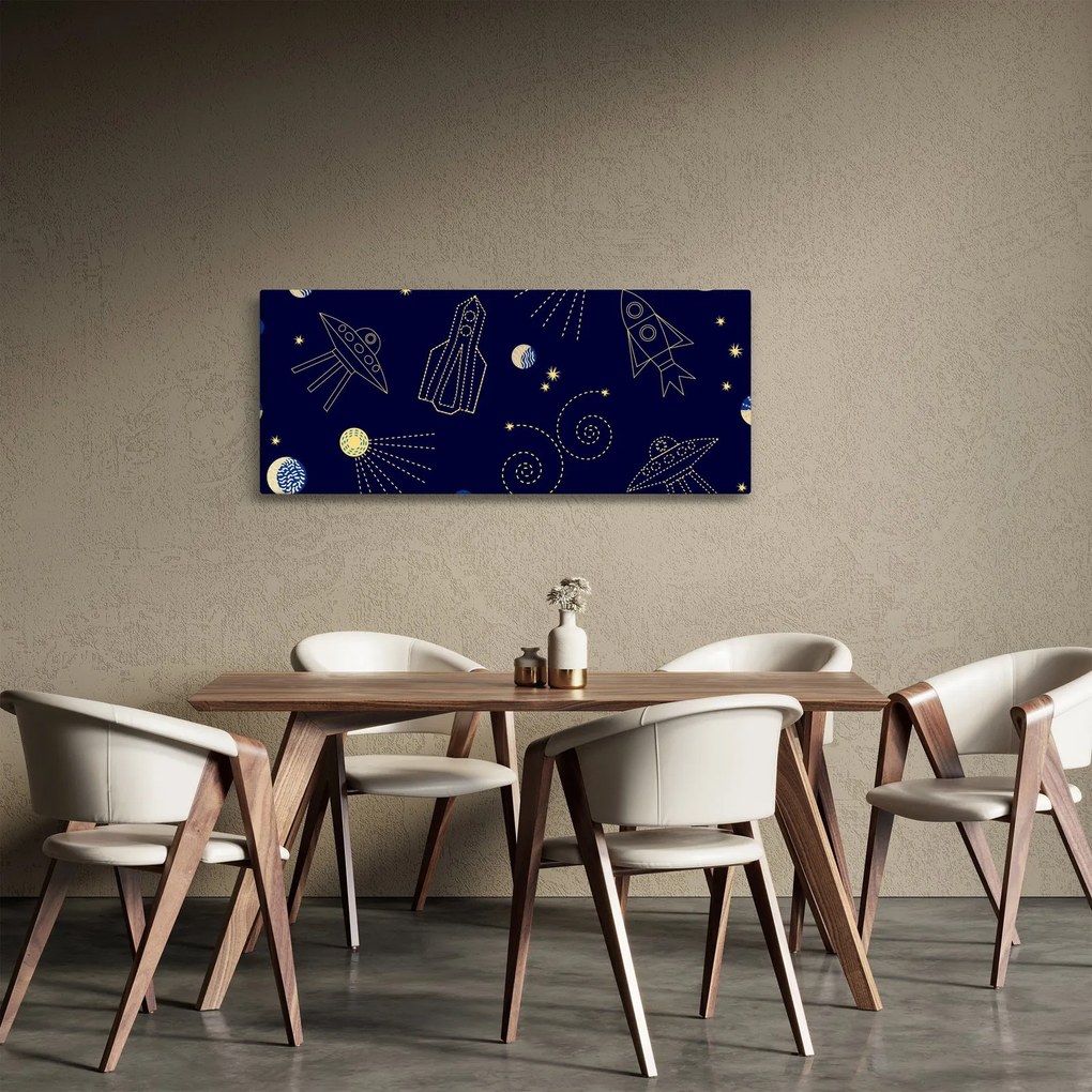 Tablou - Universul (120x50 cm)