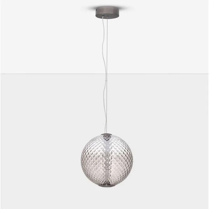 Lustra, Pendul LED, Sticla Maro Inchis, AORA, NVL-9191245