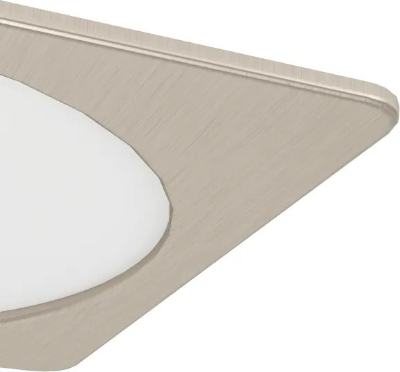 Eglo 901411 - Plafonieră LED încastrată FUEVA LED, 18,5 W, 230 V, 21,6 x 21,6 cm, crom