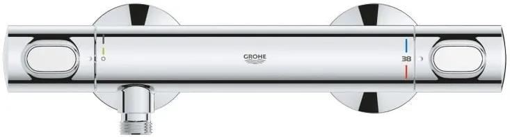 Baterie cabina dus Grohe Precision Flow, termostat, cromat,filtru impuritati-34840000