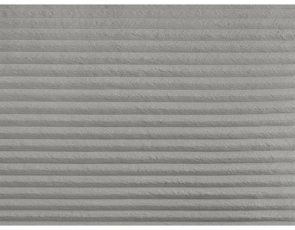 Pat matrimonial gri tapițat cu spațiu de depozitare cu somieră 160x200 cm Jade – Bobochic Paris