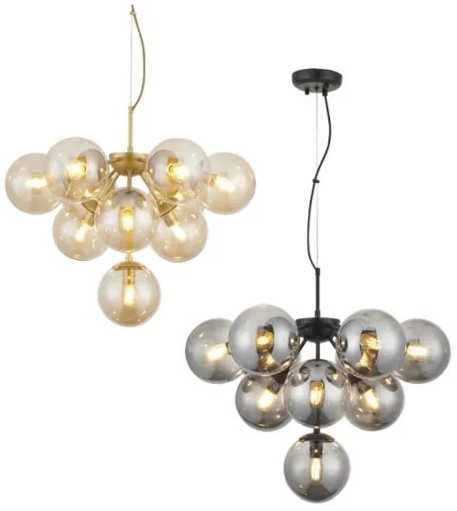 Lustră pe cablu AGAPE 10xE14/28W/230V auriu Redo 01-2940