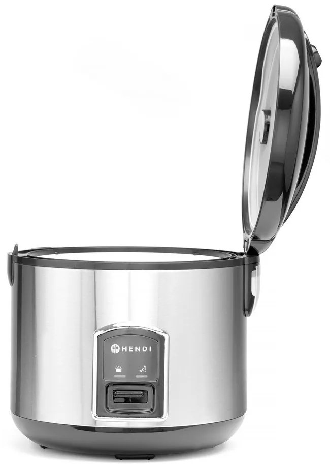 Aparat de gătit orez negru/argintiu – Hendi