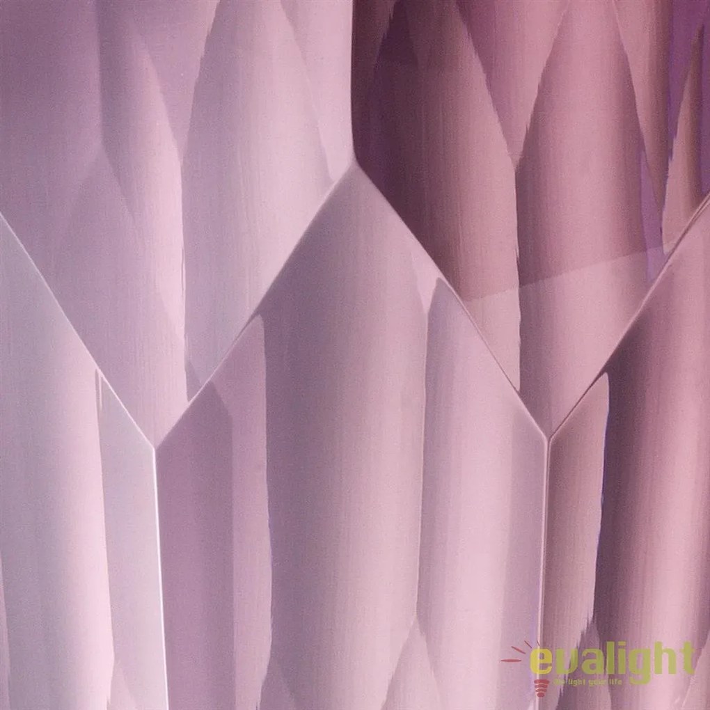 Vas decorativ din sticla design elegant Marquis violet 112582 HZ