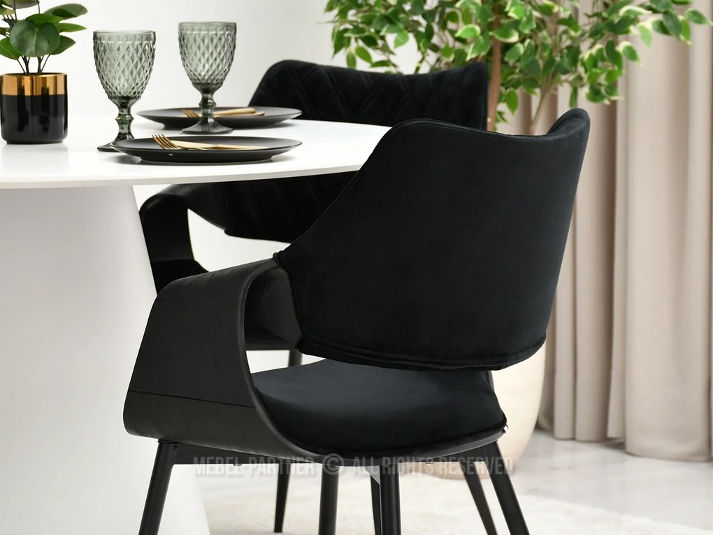 Scaun Rolf K (negru). 1111249