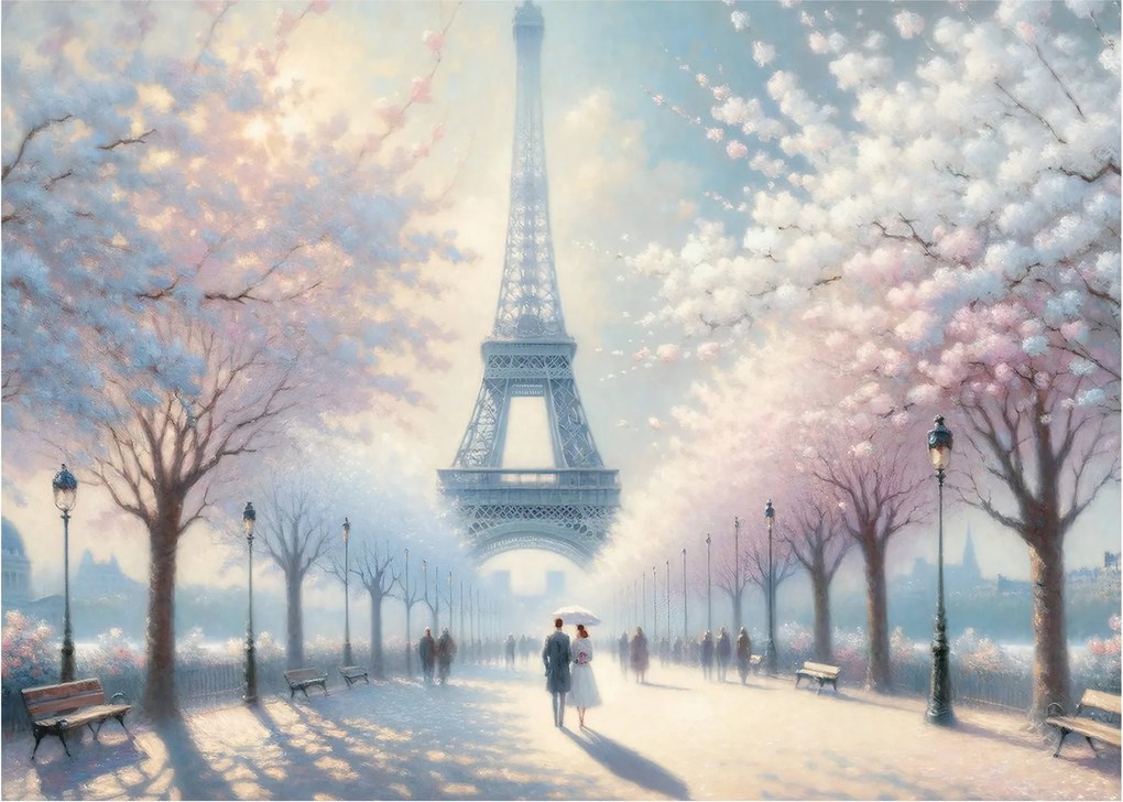 Tablou - Pictură din Paris (70x50 cm)