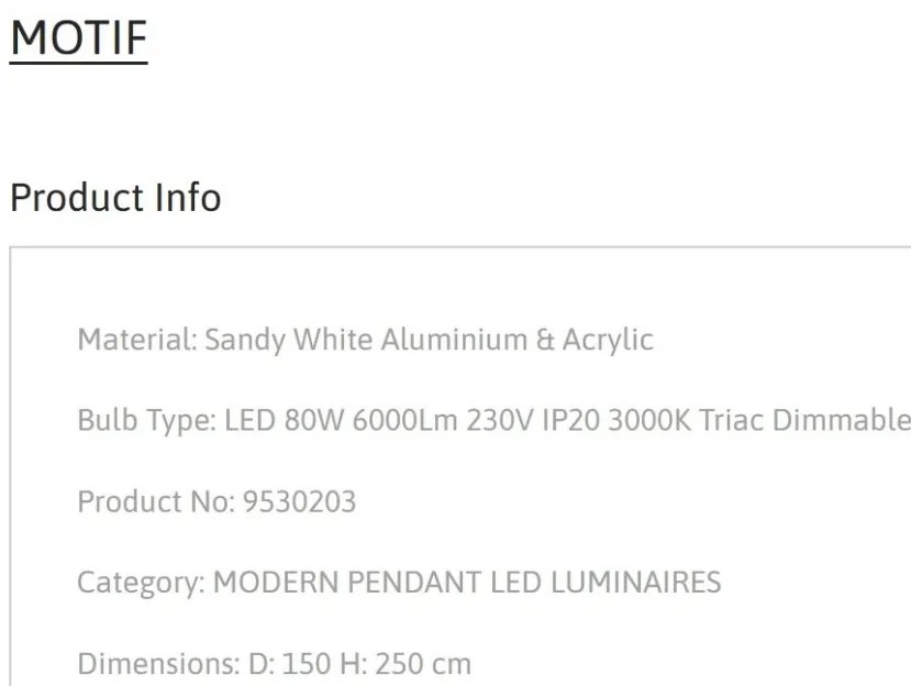 Lustra LED dimabila design circular MOTIF D-150cm