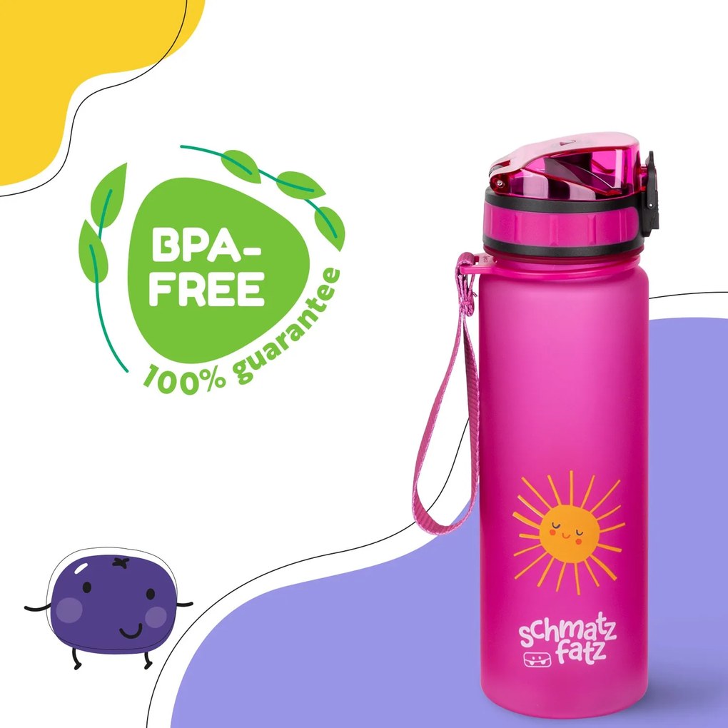 schmatzfatz Sticlă de băut Sticlă sport 500 ml 24 cm Tritan