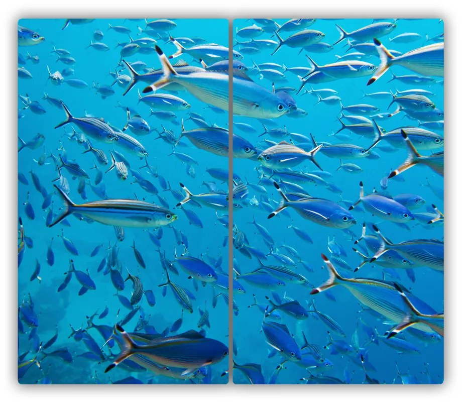 Tocator din sticla pește Coral