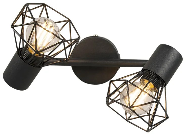 Proiector inteligent negru, rotit și înclinat, inclusiv 2 WiFi P45 - Mosh