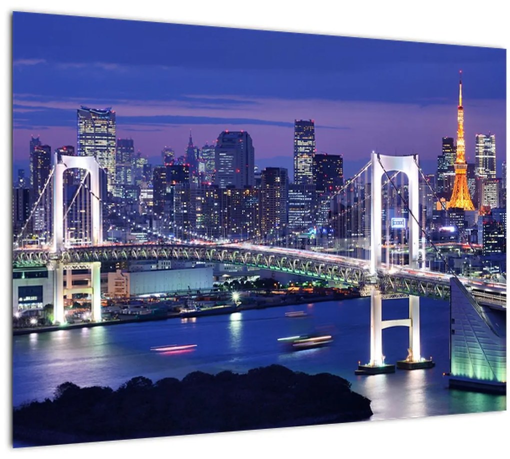 Tablou metropolei nocture (70x50 cm)