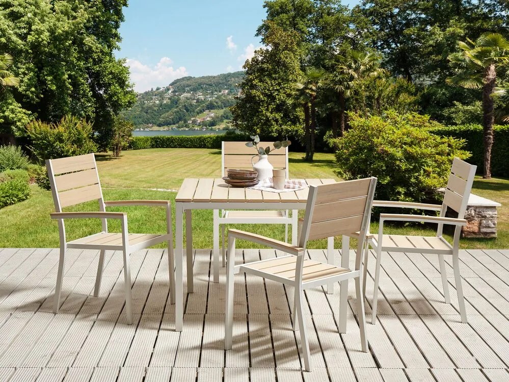 Set mobilier de grădină Praza (lemn deschis). 1082017