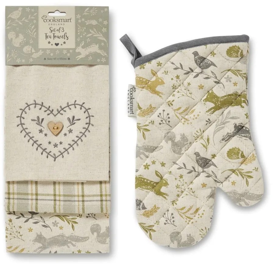 Set de textile pentru bucătărie 13 buc. Woodland – Cooksmart ®