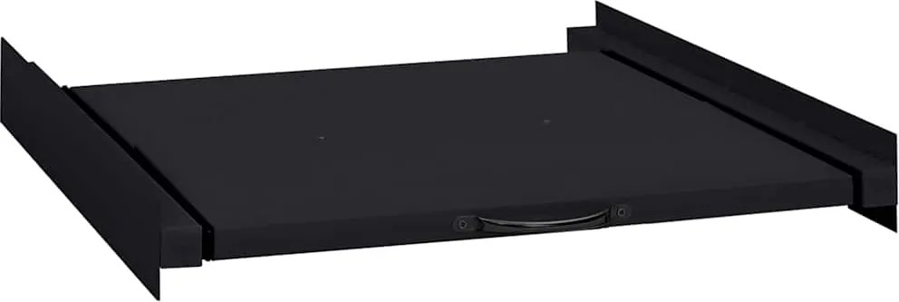 vidaXL Polita Intermediara pentru Masini de Spalat Negru Oțel