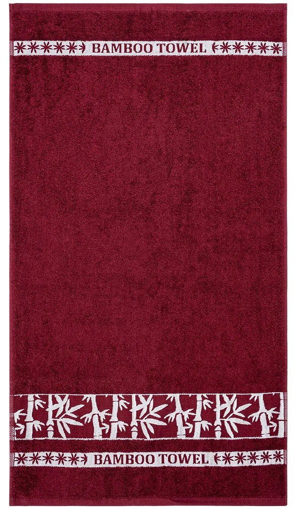 Prosop Bamboo Burgundy , 50 x 90 cm, 50 x 90 cm