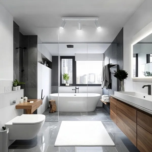 Spot pentru baie Brilagi SELE 3xGU10/30W/230V IP44 argintiu