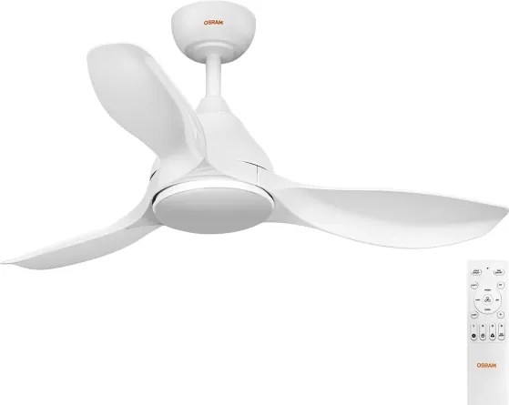 Osram - Ventilator de tavan LED RGB reglabil NORDES LED/18W/230V 3000-6500K + telecomandă