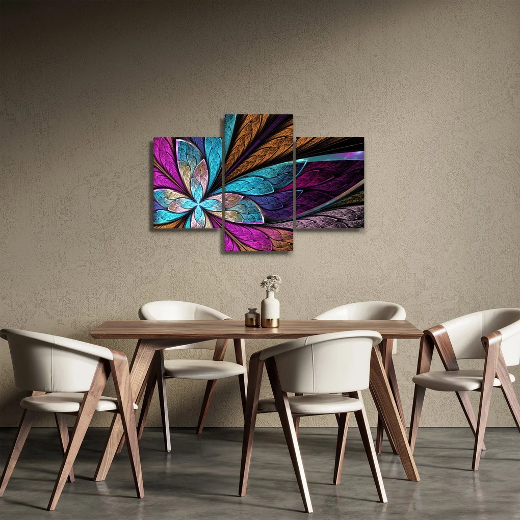 Tablou - Floare, abstracție (90x60 cm)