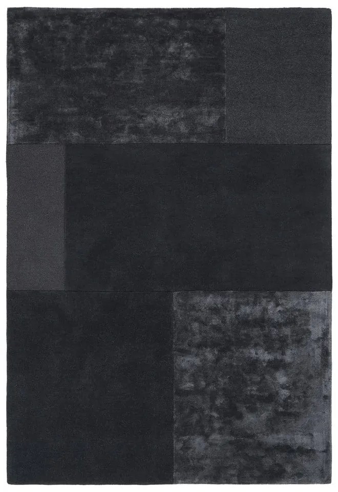 Covor Asiatic Carpets Tate Tonal Textures, 200 x 290 cm, antracit