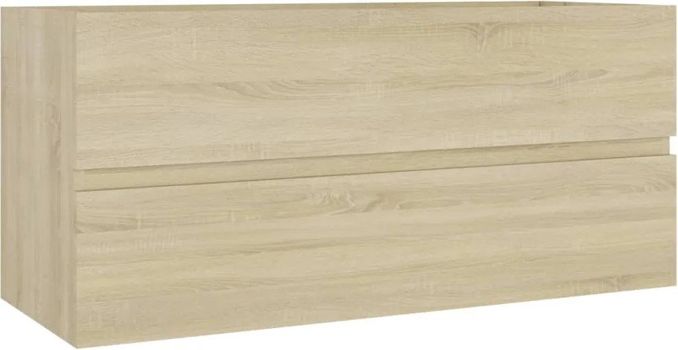 vidaXL Dulap de chiuvetă, stejar sonoma, 100x38,5x45 cm, PAL
