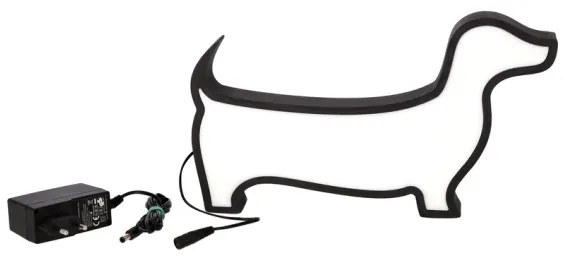 Lampă de birou pentru copii LED DOG LED/12W/230V neagră
