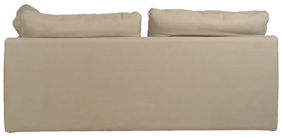 Canapea bej cu tapițerie din in 180 cm – Ixia