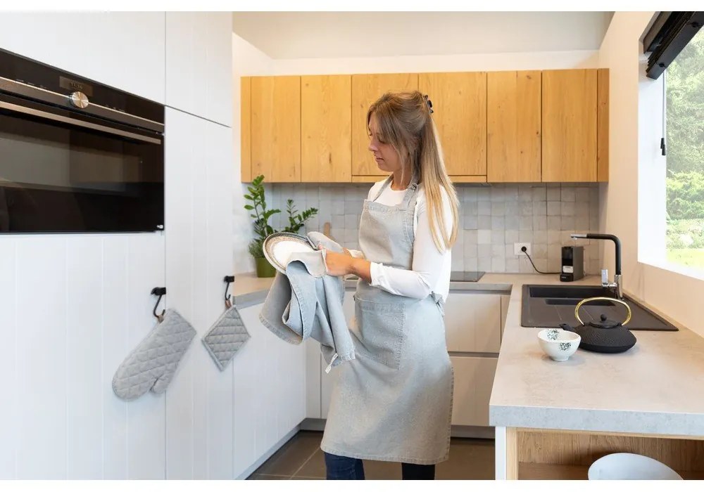 Mănuși de bucătărie 2 buc. din bumbac – Tiseco Home Studio