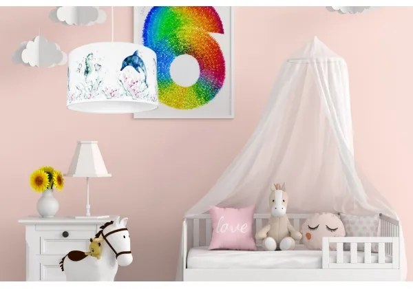 Lustră pentru copii OCEAN 1xE27/60W/230V