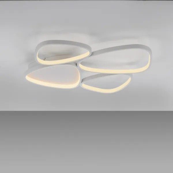 Schöner Wohnen 14038-16 - Plafonieră LED dimabilă PEBBLES LED/35,5W/230V albă