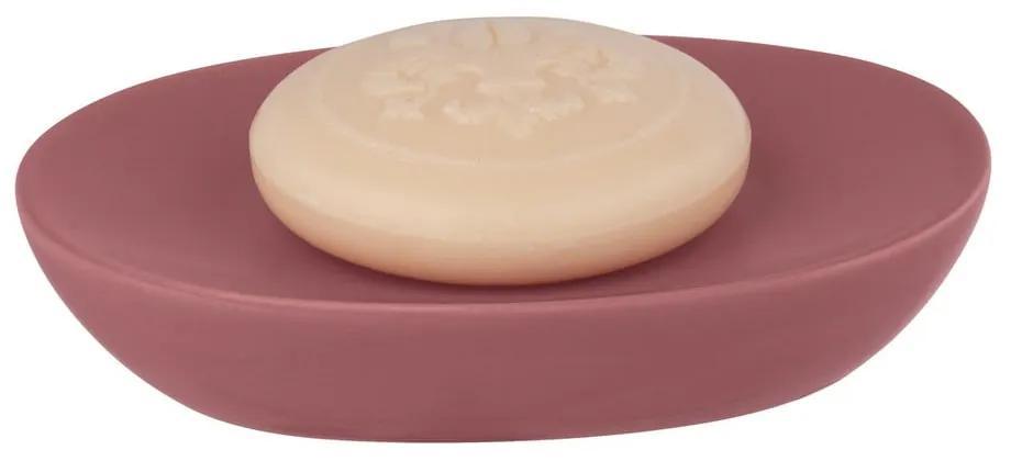 Săpunieră roz din ceramică Olinda – Allstar