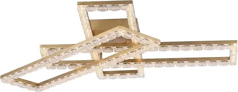 JUST LIGHT. 14733-60 - Plafonieră LED GLITRA LED/35W/230V aurie