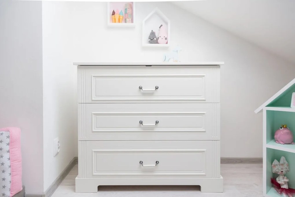 Comoda eleganta Ines alba L102 cm