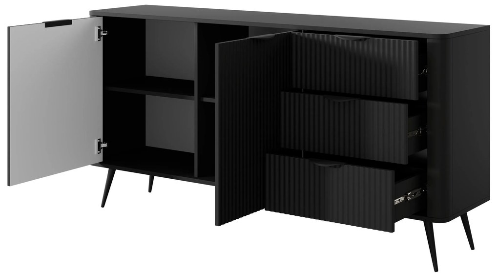 Comodă Lethe II (negru). 1097476