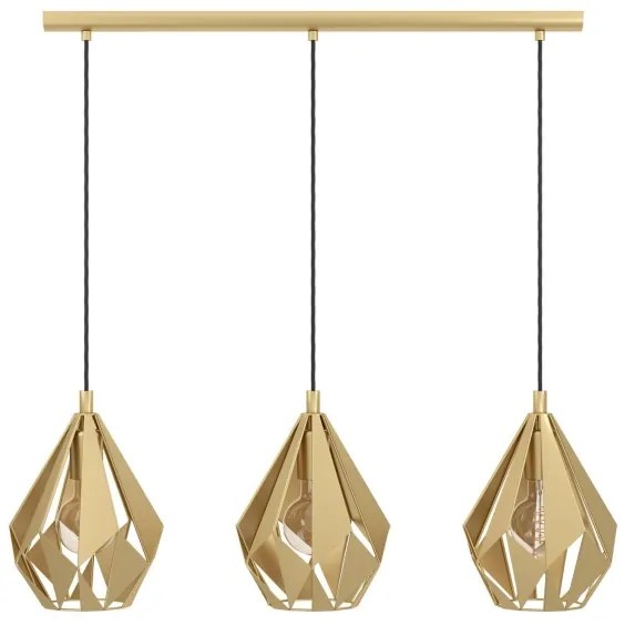 Lustră pe cablu Eglo 43909 CARLTON 3xE27/60W/230V