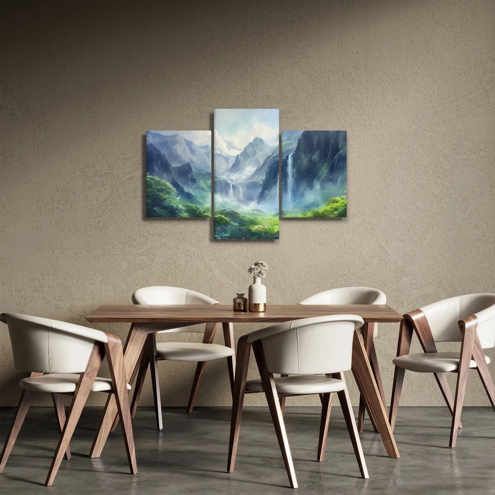 Tablou - Valea cascadelor (90x60 cm)