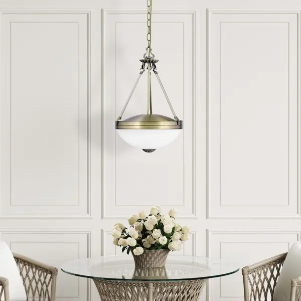 Rabalux 8547 - Lustra cu lant MARLENE 2xE27/60W/230V